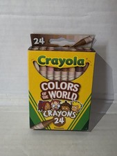 Crayola Colors of The World 24 Crayons NEW Made In USA