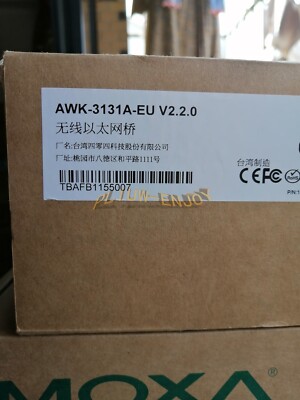 1PC NEW MOXA Wireless Ethernet Bridge AWK-3131A-EU