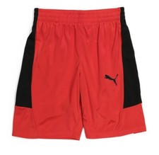 PUMA BOYS SHORTS - SIDE RED SZ XLARGE 18 20 - ATHLETIC BASKETBALL SOCCER