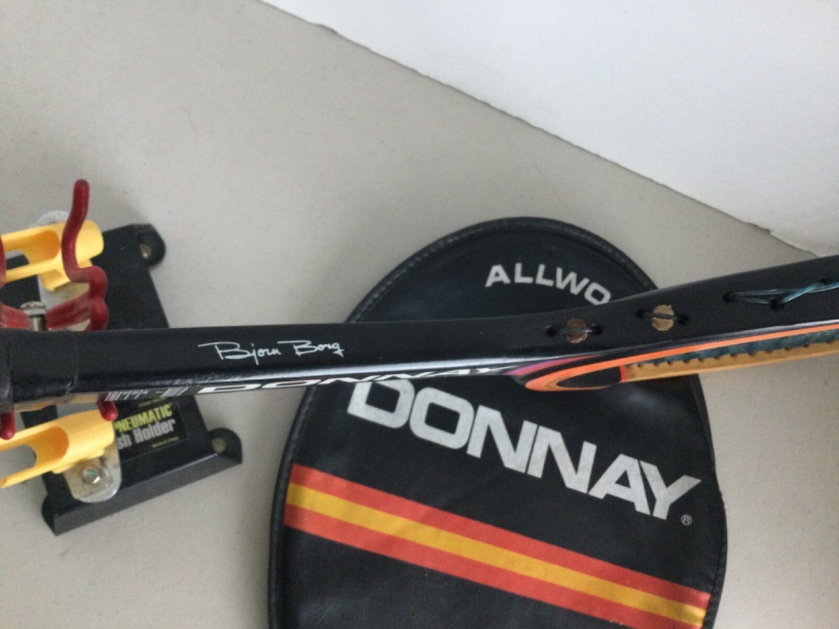 あきおさん用 ALLWOOD Retro Bjorn Borg Graphics VINTAGE DONNAY ALLWOOD BJORN BORG JR. TENNIS RACKET WITH