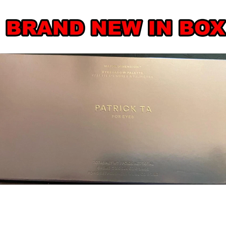 Patrick Ta Major Dimension Eyeshadow Palette AUTHENTIC NEW IN BOX - Image 2 of 3