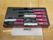 Snap-on Tools New 7pc Pearl Pink Hard Grip Combination Screwdriver Set Sddx70app