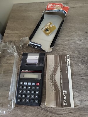 Sharp ELSI MATE EL-1610 Electronic Calculator With Printer