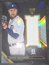 Justin Verlander 2016 Topps Triple Threads Jumbo Jersey Relic 22/27 #UJR-JVR