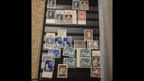 Austria Stamp Collection On 45+ Pages Mint/Used Mid-Period - Video 1 of 1