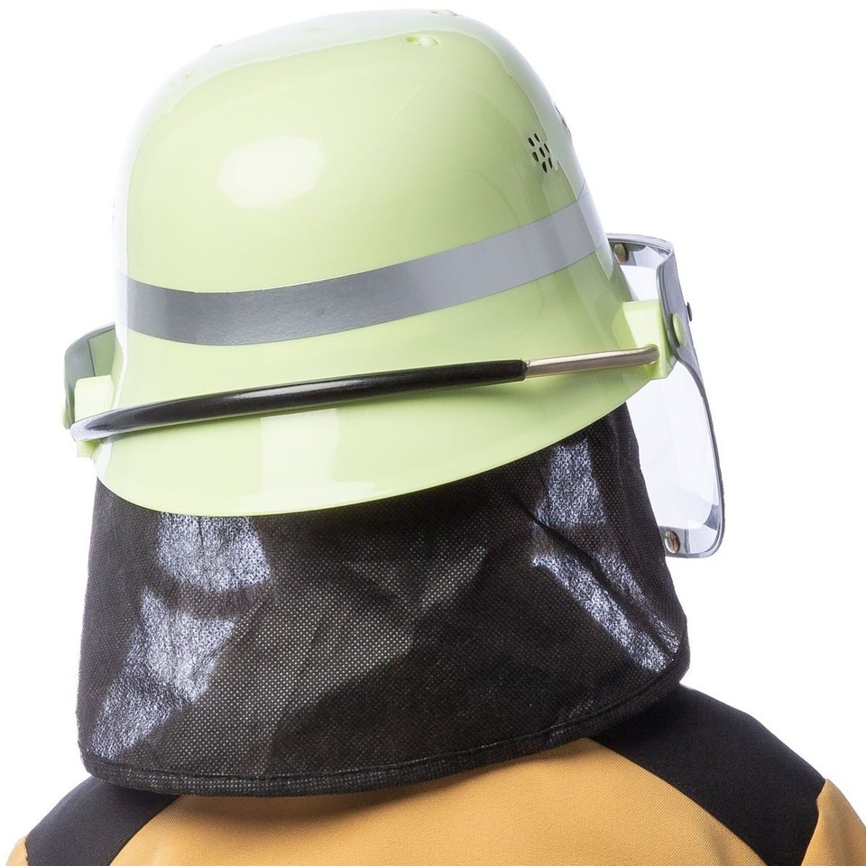 Party-Chic Feuerwehr-Helm Gelb – Variable Größe, Für Karneval & Kostümparty
