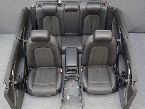 Original Audi A6 4G Limousine Facelift Sitze Sitzausstattung Leder schwarz