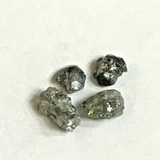 Big Rough Diam 3.36TCW Black Gray Mix Sparkling Natural Irregular Shape for Gift