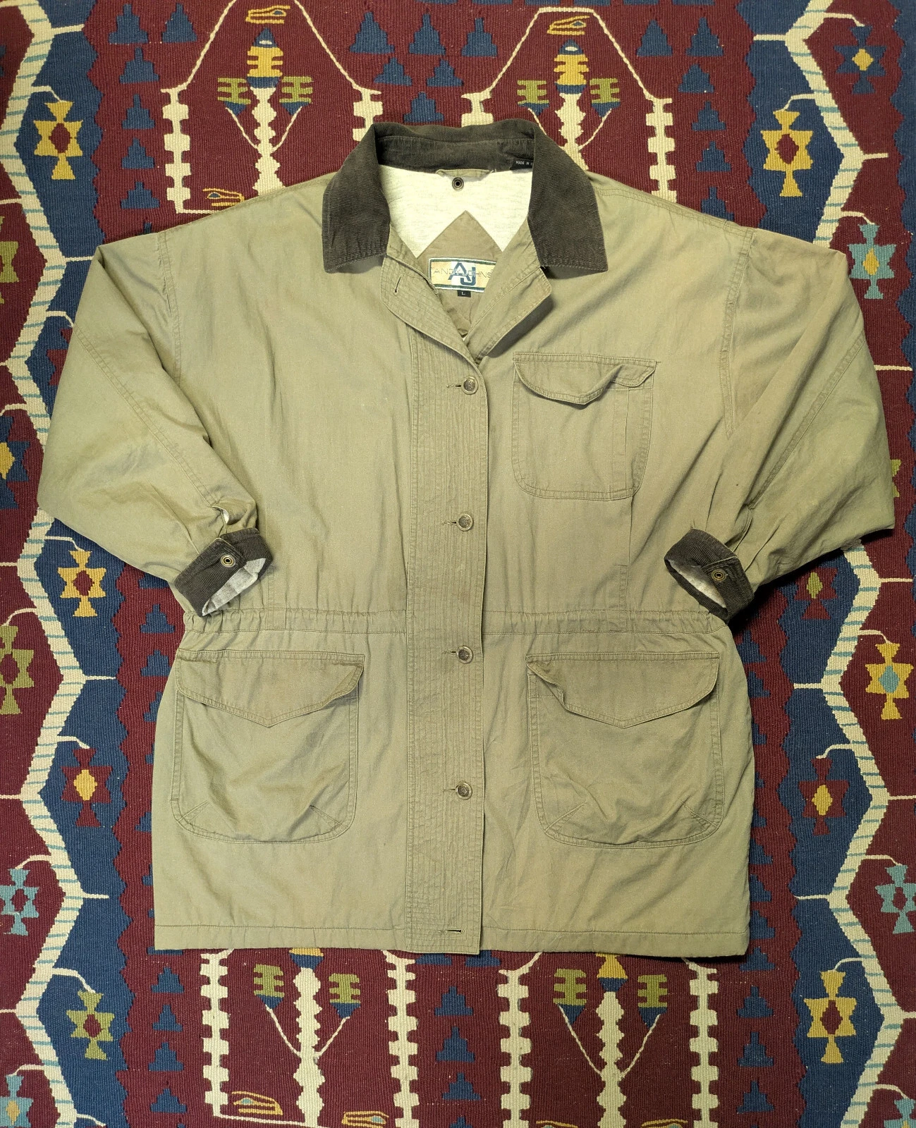 VTG Barn / Chore Coat, XL, Lined, Utility Jacket, Sage Green, Andy Johns