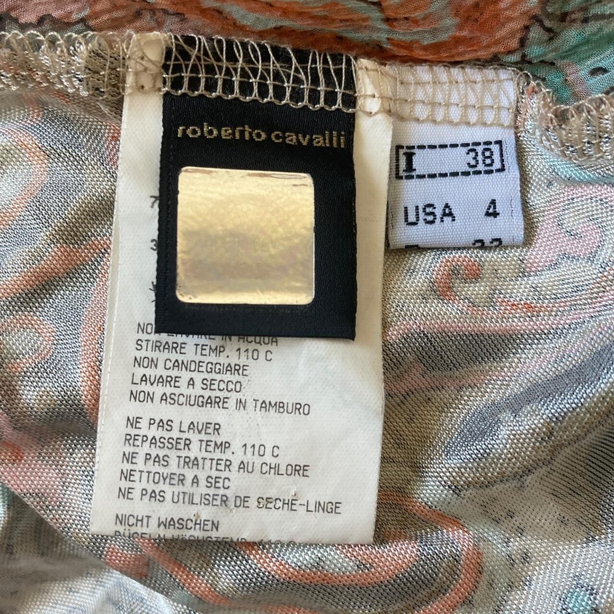 class by roberto cavalli 00s zebra & floral maxi dress | eBay