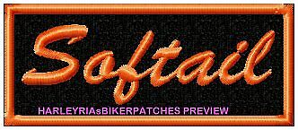 SOFTAIL BIKER PATCH - Afbeelding 1 van 1