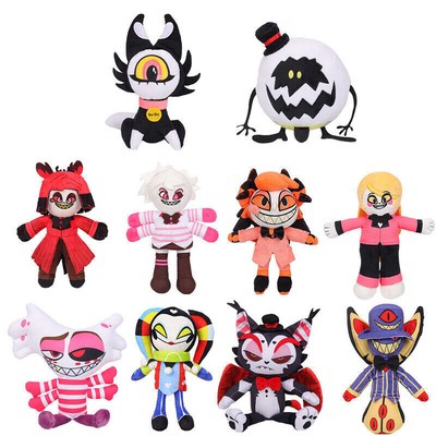 Hazbin Hotel Anime Spielzeug Figur Plüsch Puppe Angel Dust Husk Alastor Doll Toy