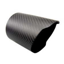 Matte Car Universal Exhaust Pipe Cover Carbon Fiber Exhaust Muffler Pipe Tip