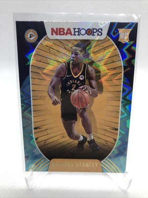 2020-2021 NBA Hoops Cassius Stanley Teal Explosion RC Pacers   