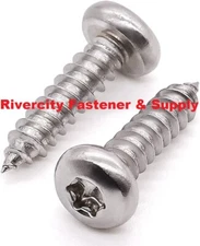 10x1 Torx Pan Head Sheet Metal Screws #10 x 1.0 SMS 6 Lobe Screw #10x1