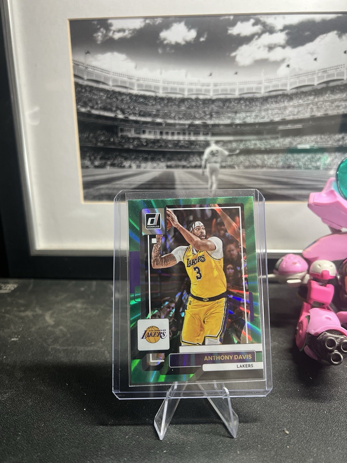 2022-23 Donruss Panini Anthony Davis Green Laser Holo #129