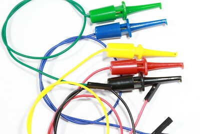 Testhakenclip für Logikanalysator Dupont Buchse Kabel Arduino Himbeere Neu