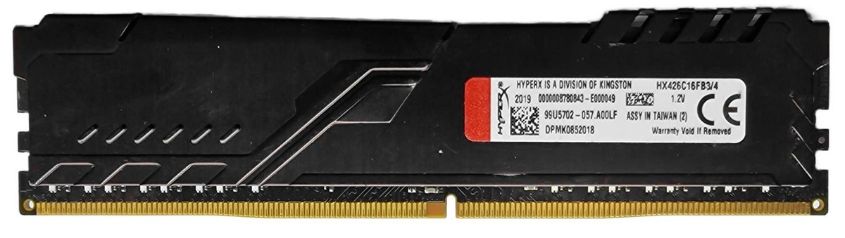 KINGSTON HYPERX FURY 4GB (1x4GB) DDR4 2666MHz RAM HX426C16FB3/4