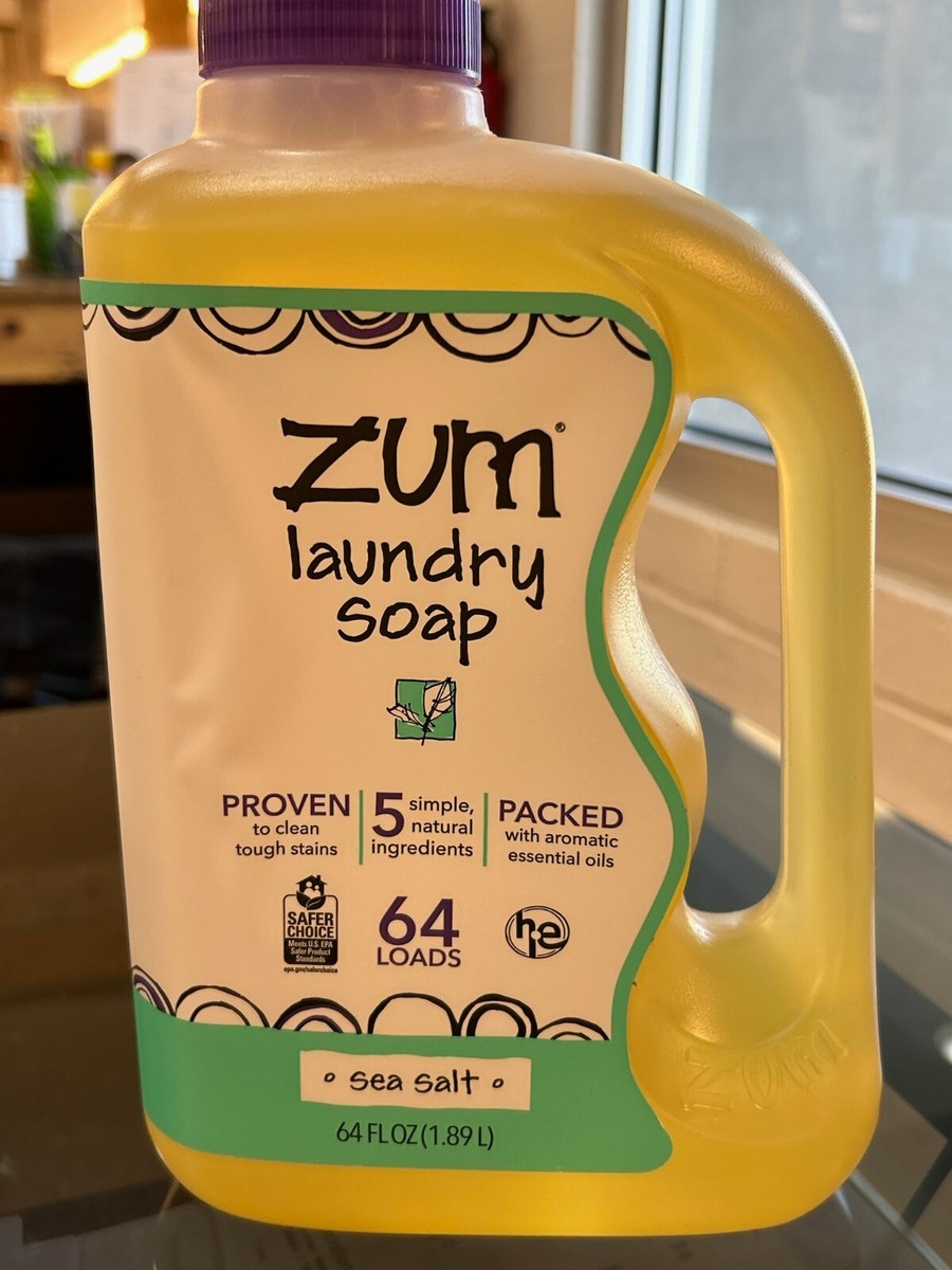 Indigo Wild Zum Clean Aromatherapie Waschseife – Meersalz, 35 Oz (ca. 0,94 L), Natürliche Reinigung Für Wäsche & Raum
