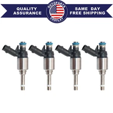 4pcs New Fuel Injector Fit For 2015-17 Hyundai Sonata 2016-2018 Kia Sorento 2.4L
