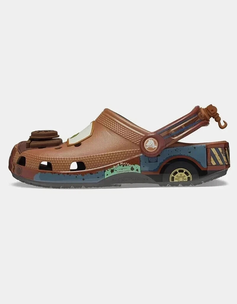 Men's Size 11 Disney Pixar Cars Tow Mater Crocs Classic Clogs image 5