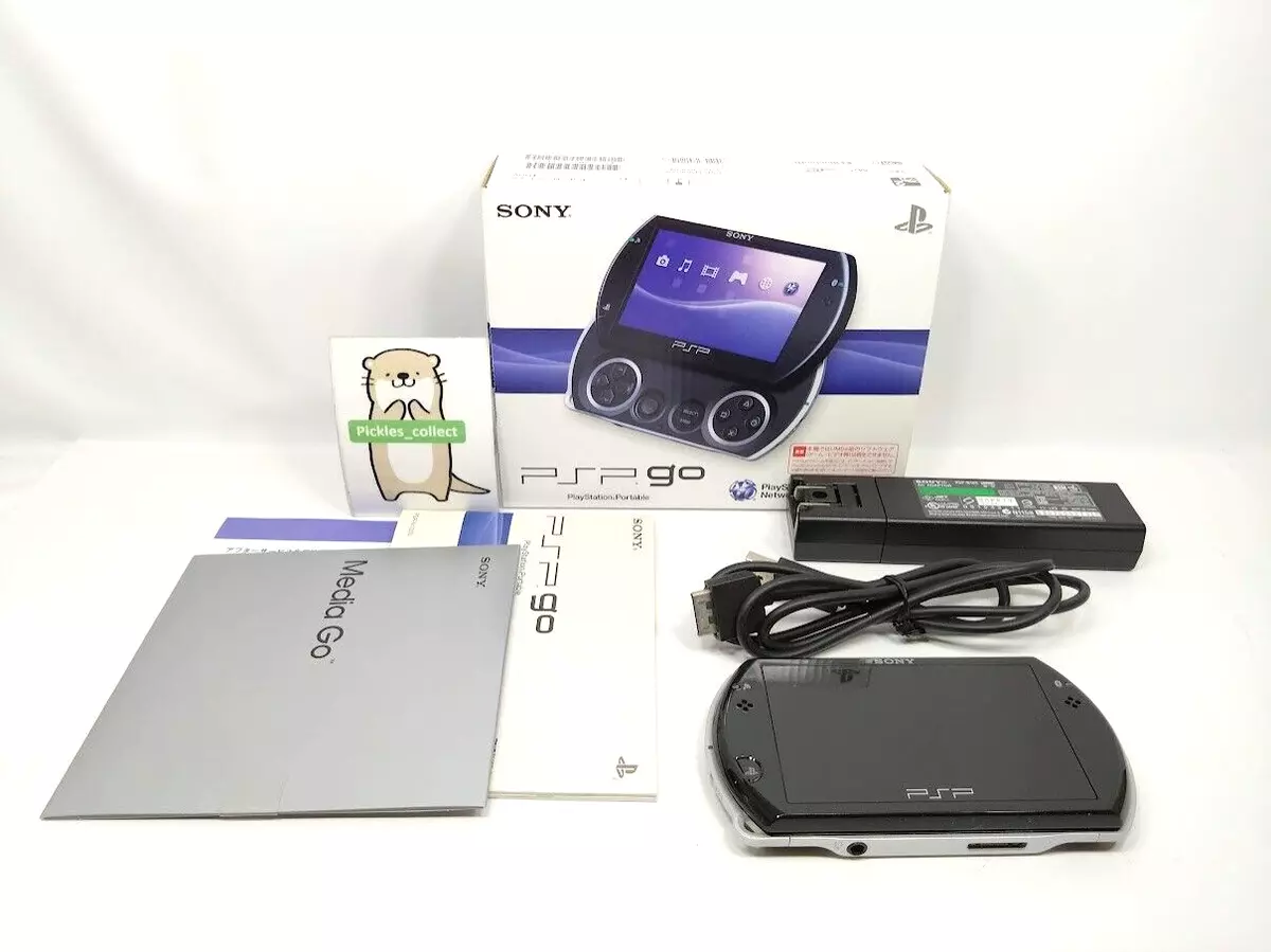 SONY PlayStation Portable PSP-N1000 PB Piano Black PSP w/Box Tested 0813D