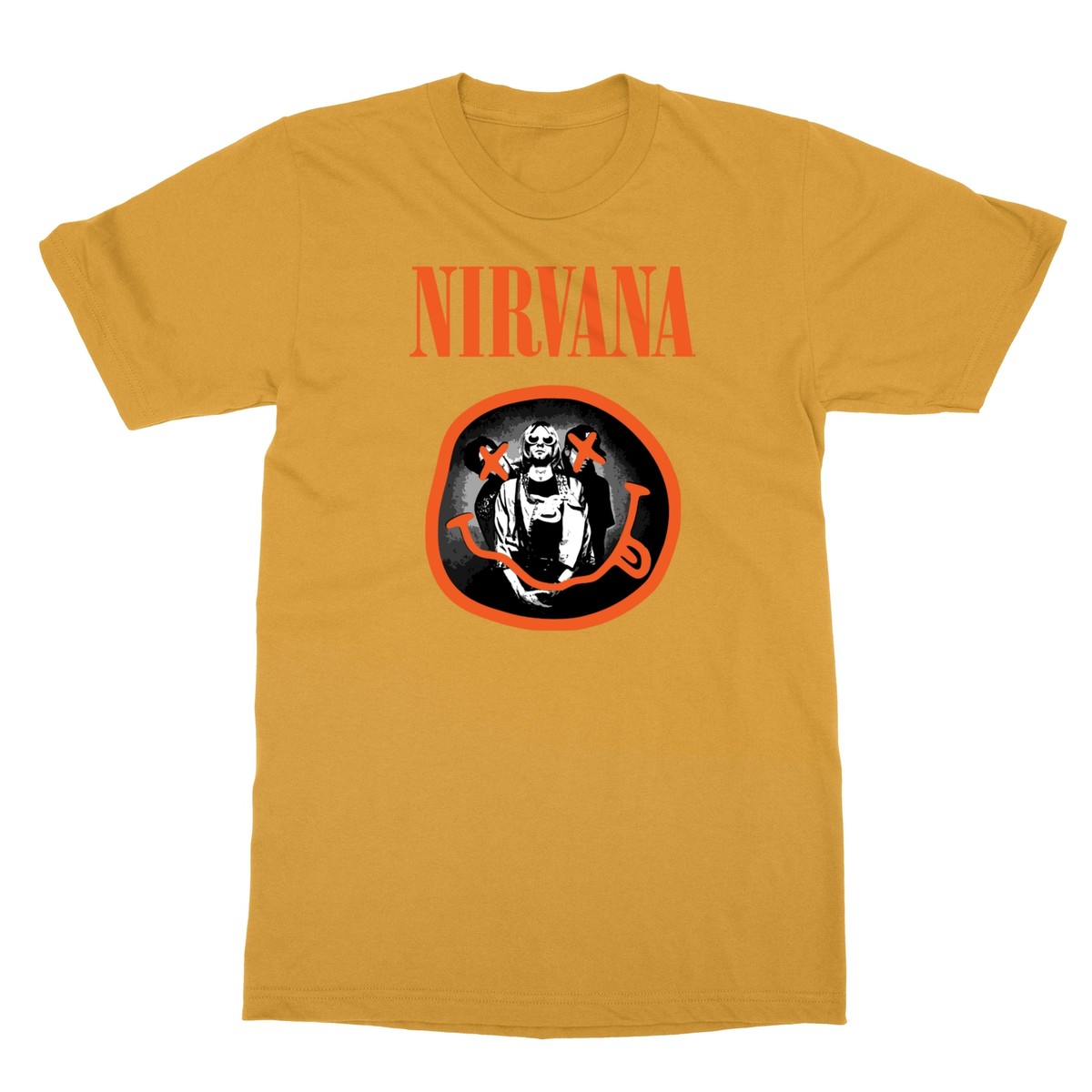 Tシャツ・カットソー [ROCK AMERICA] ROCK T SHIRTS (NIRVANA) Nirvana American Rock Band Men's T-Shirt | eBay