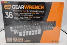 GearWrench 80726 36 Piece Masters Torx Set with Hex Bit Sockets