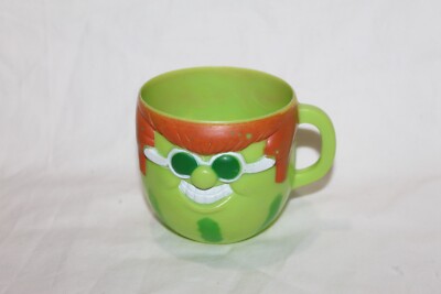vintage 1974 Pillsbury Kool-Aid way out watermelon funny face cup mug F&F Elvis
