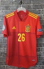 Official Spain Home (HeatRdy) - 2021/22, Pedri 26, Euro 2020 Patches (M) *BNWT*