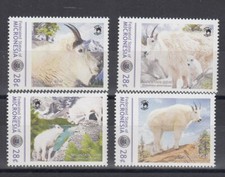 TIMBRE STAMP 4 ILES MICRONESIE Y&T#PR CHEVRE GOAT NEUF**/MNH-MINT 2011 ~E36