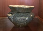 The Violet Pot 2004 Self Watering Pot African Violets Flower Grey/Green Glaze