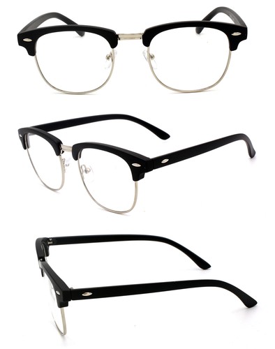 Agstum Womens Mens Vintage Classic Horned Rim Glasses Frame Nerd Eyeglasses - Picture 47 of 51