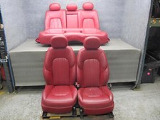 2017-2020 Maserati Levante M161 Front Rear Left Right Leather Seat Set Red