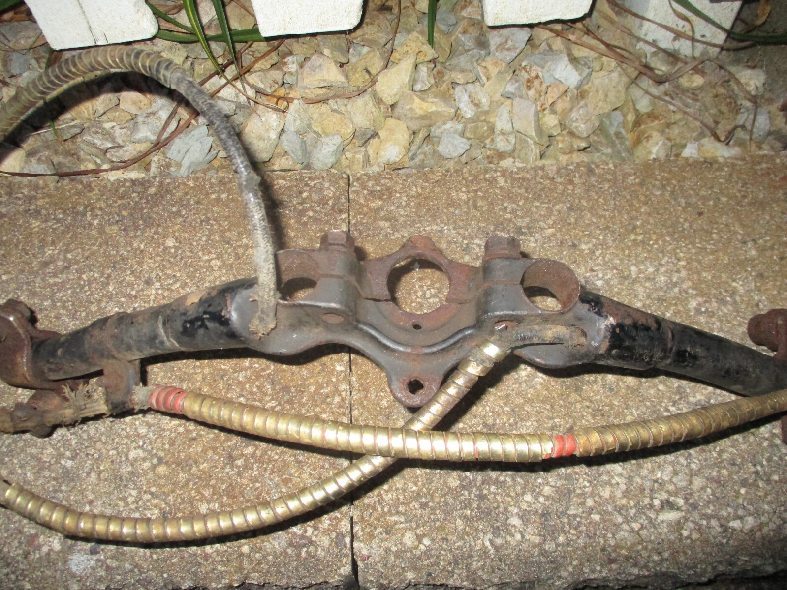 HARLEY 45 KNUCKLEHEAD FLATHEAD PANHEAD OFFSET HANDLEBARS OEM RARE | eBay