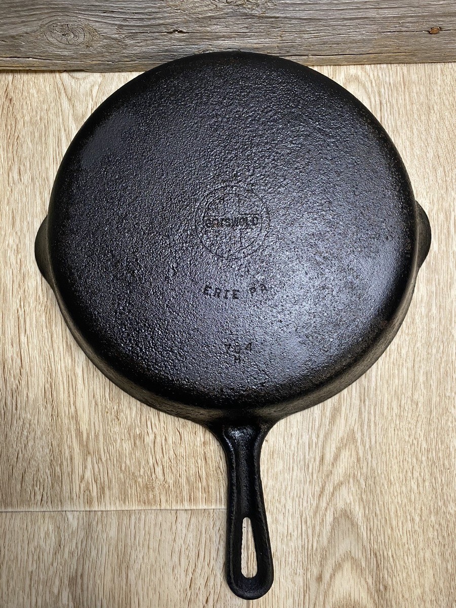 ちー Griswold Cast Iron Skillet 8 Small Logo Pan 704 H Erie