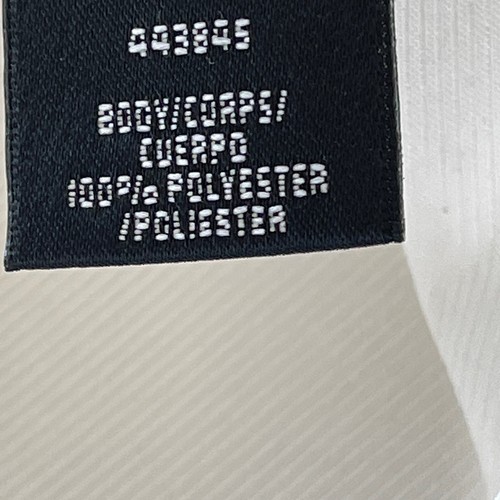 Top corto ML Monique Lhuillier blanco sin mangas talla 12 nuevo con etiquetas - Imagen 7 de 9