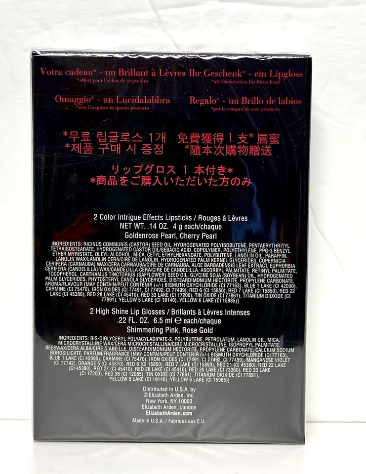 Paquete de 2 lápices labiales y brillo de labios Elizabeth Arden 4 piezas lápiz labial y brillo brillo de labios Foto 3 de 4