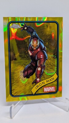 2025 Topps Chrome Marvel Pick From List! Yellow Lava Refractor | eBay