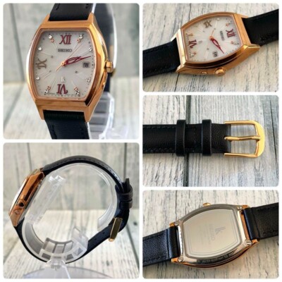 【動作OK】SEIKO ルキア SSQW022 電波ソーラー 1B22-0BT0 SEIKO Lukia SSQW022 Radio Solar 1B22-0BT0 Used From Japan