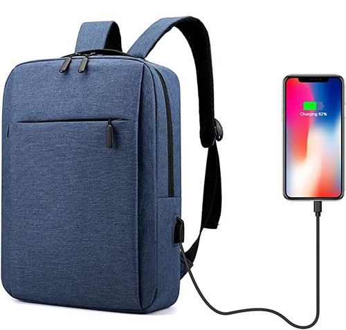 Bolso Laptop Mochila Estuche Mochila Hasta 15.6" Puerto de Carga USB Antirrobo - Imagen 2 de 17