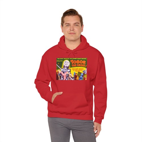 "Sudadera con capucha ""Tobor the Great"" (1954) de colección póster de película de ciencia ficción" - Imagen 75 de 76