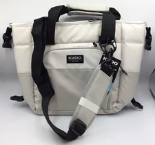 Igloo Seadrift Snap Down 12 Can Cooler Bag, White Gray, Free Shipping