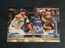 2018 Topps Update Baseball ROOKIE COMBOS US169 Jose Castillo Walker Lockett