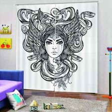 sumptuous and hot fairy beauty Printing 3D Blockout Curtains Fabric Window