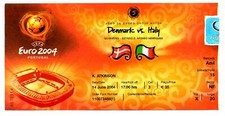 Ticket EURO 2004 #05 Denmark - Italy