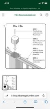 8-pk Timbertech Impression Rail Drink Rail Po...