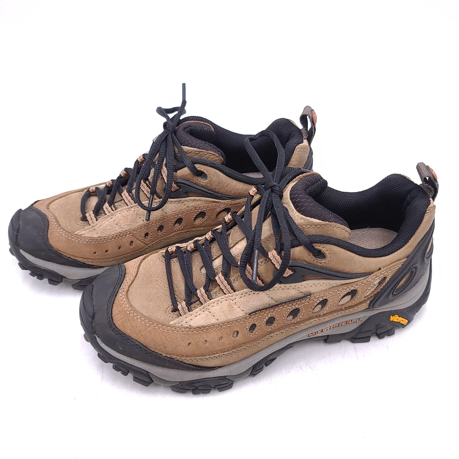 merrell pulse ii mid smoke lace up trail hiking waterproof boots