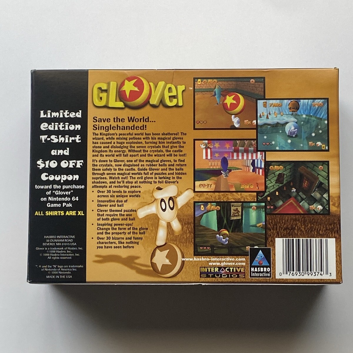 Glover Nintendo 64 N64 Target Promo Exclusive Pre Order Super Rare