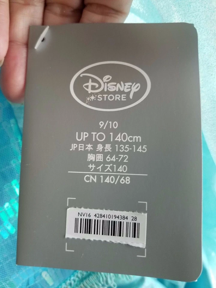 Disney Store Frozen Elsa Disfraz Niñas Niños Halloween Vestir 9 10 Princesa Foto 4 de 4